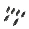 6X 3D Shark Gill Car Side Fake Vent Sticker Carbon Fiber Look Decoration Sticker