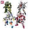 Нетоксичные Строительные Блоки Sembo Glory Bb Mech Series Трансформирующийся Меха Робот Модель Игрушки Для Детей Подарки На День Рождения