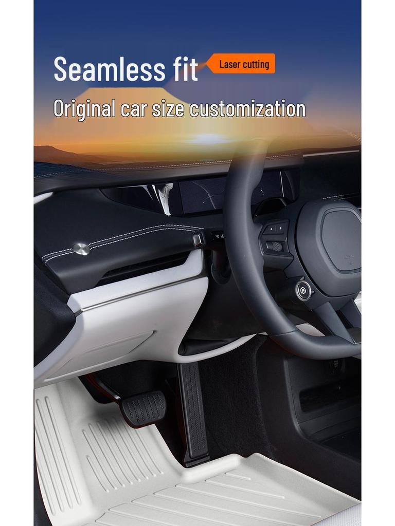 Waterproof TPE Car Floor Mats for Modern Verna 16-20 & Verna RV 17-18 Models