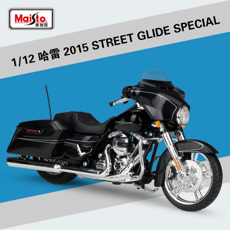 Майсто 1:12 Моделей мотоциклов Harley Davidson Cvo Tri Glide Alloy Classic Street, литые модели для досуга, подарки для детей