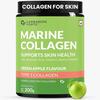 Carbamide Forte Marine Collagen Powder Supplement - for Skin Fish Collagen Powder for Women & Men - 200 Grams Powder - Green Apple Flavour