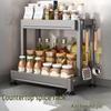 Countertop Kitchen Storage Rack with Knife Holder