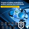 Автомобильное зарядное устройство с быстрой зарядкой, порт USB/PD, гнездо для зарядки телефона, разветвитель прикуривателя, напряжение с интеллектуальным дисплеем напряжения