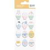 Sticker Scrapbooking Funny Eggs 12 Pieces