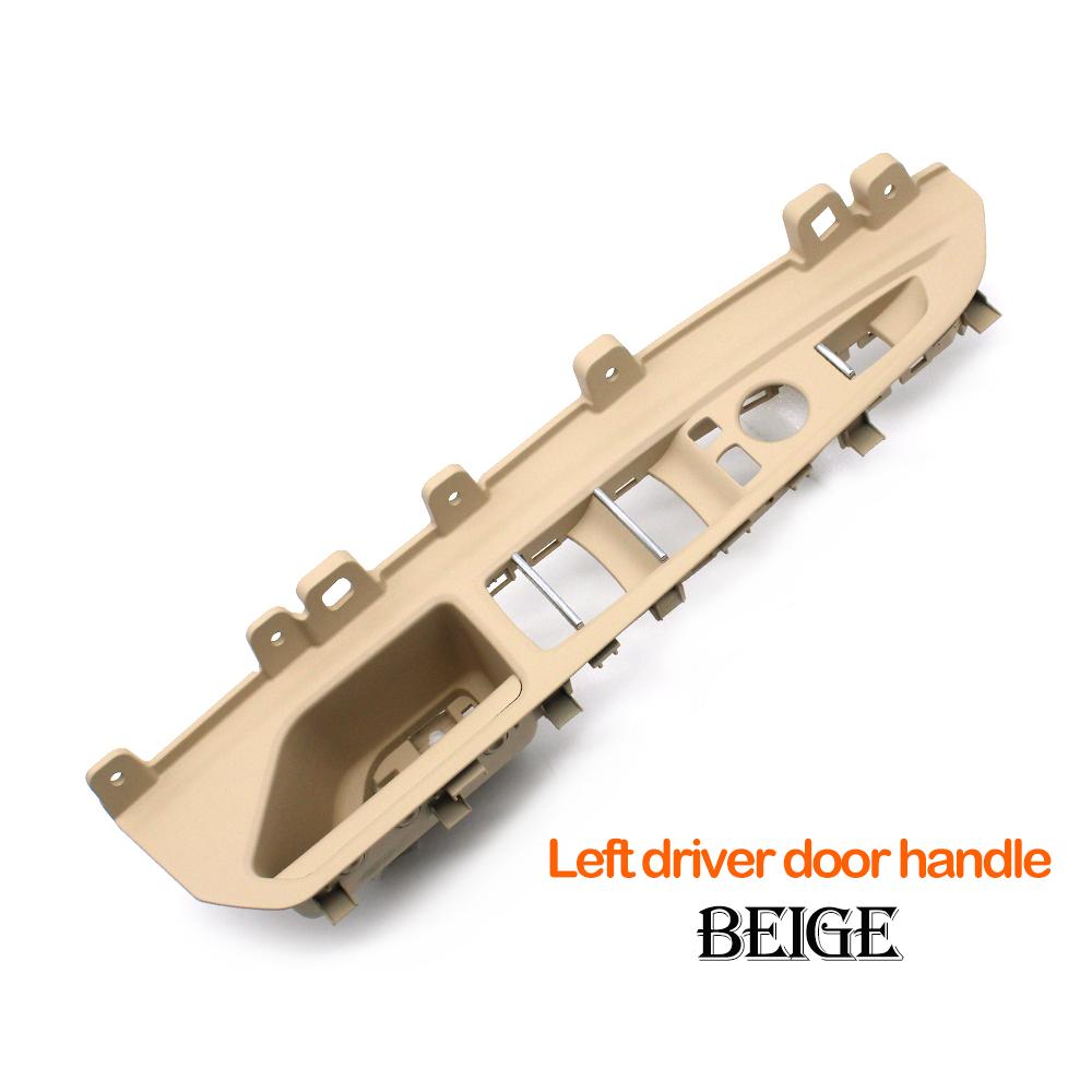 LHD Car Front Left Driver Door Front Armrest Window Switch Cover Pull Handle Panel Trim For BMW X5 X6 F15 F16 F85 F86 2014-2018