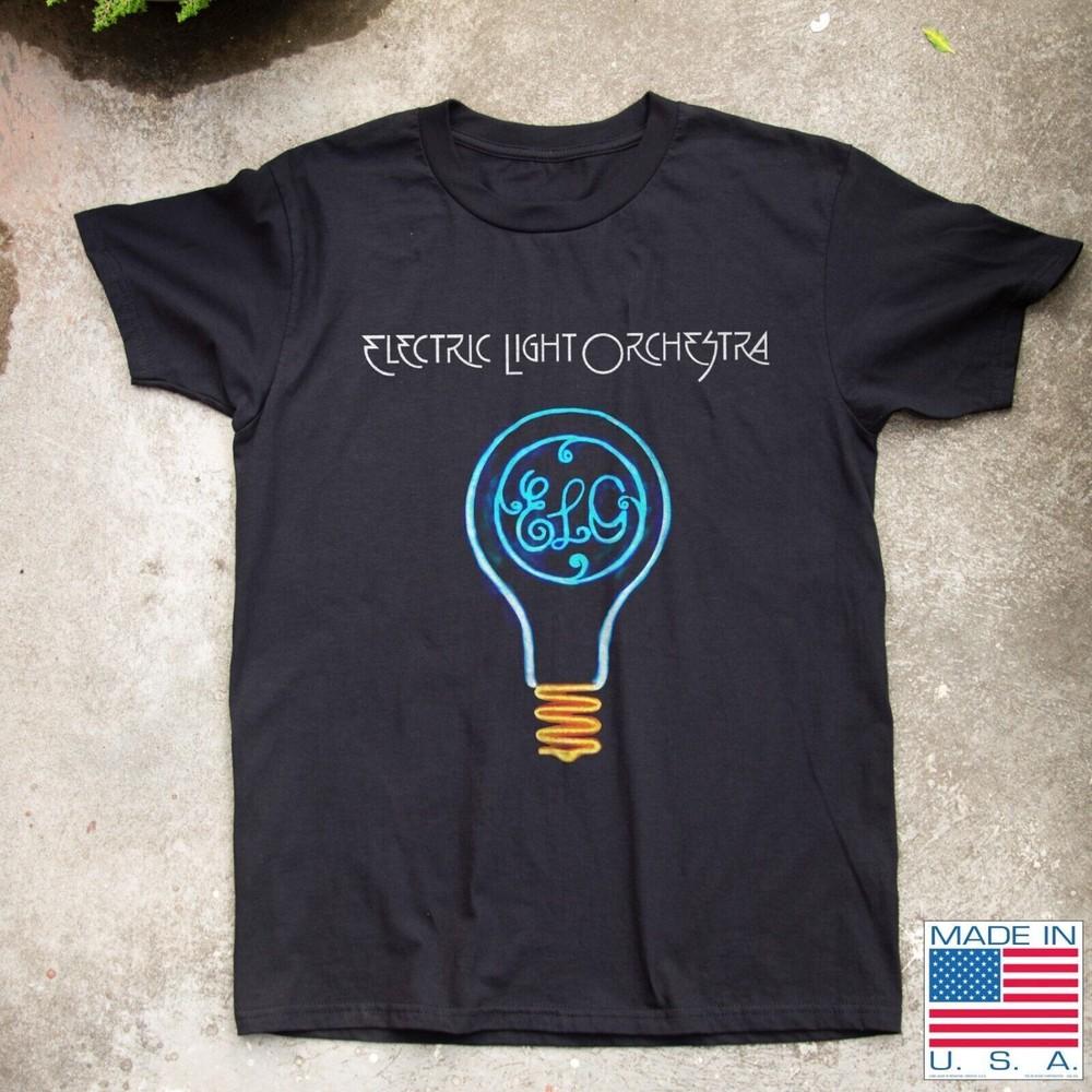 Electric Light Orchestra Подарок Для Фаната Черная Все Размеры Футболка Унисекс Футболка