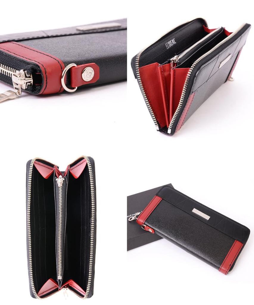 Morino Canvas Collaboration Long Large Brand Forces Popular [SEAL] Wallet, Men's Wallet, Waterproof, Capacity, Name, Self-Defense Canvas, MS-021RD