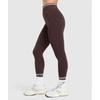 Gymshark Контрастные бесшовные леггинсы Heritage Brown B2c1h Ncnz