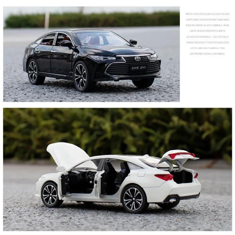 1/24 Toyota Asian Dragon Модель легкосплавного автомобиля Моделирование Звук и Свет Инерционный Детский Игрушечный Автомобиль Мальчик Коллекция Украшения Подарок