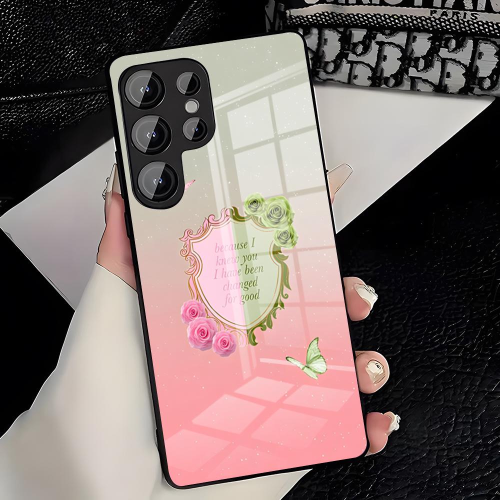 Злой мюзикл Зеленый чехол для телефона для Samsung A25 A13 A33 5G A54 A36 A35 A56 A52 A14 Ударопрочная стеклянная крышка