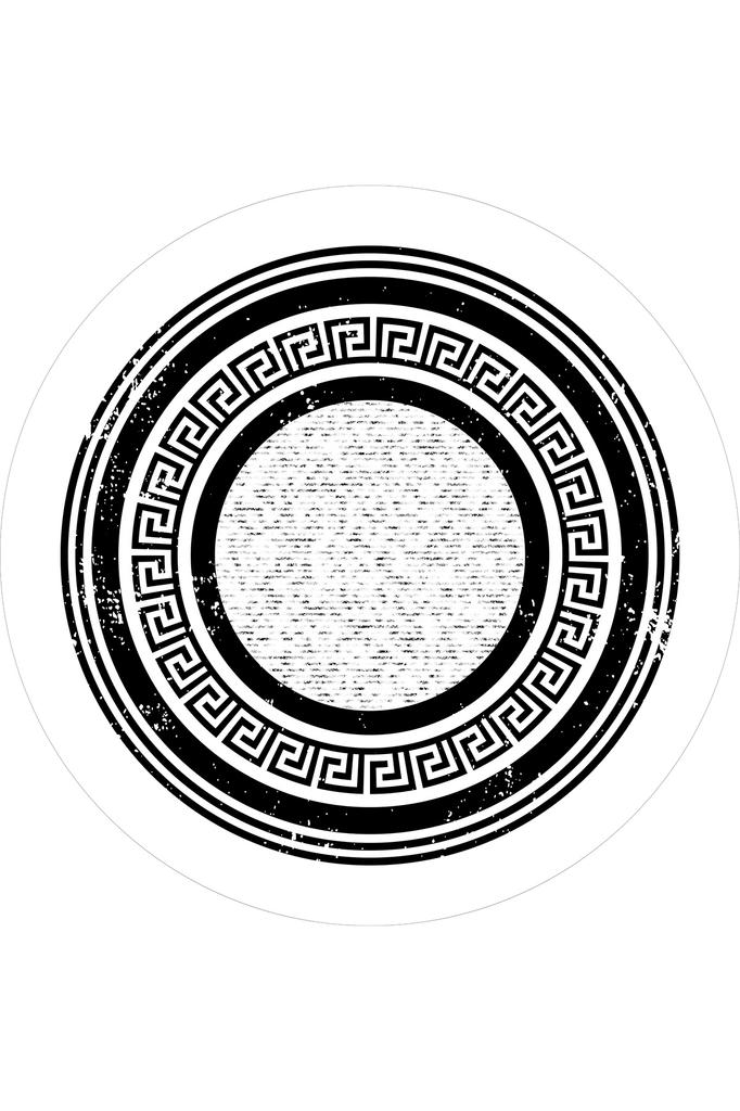 Rovigo Home Моющийся круглый ковер с принтом RHM7307-HT1533