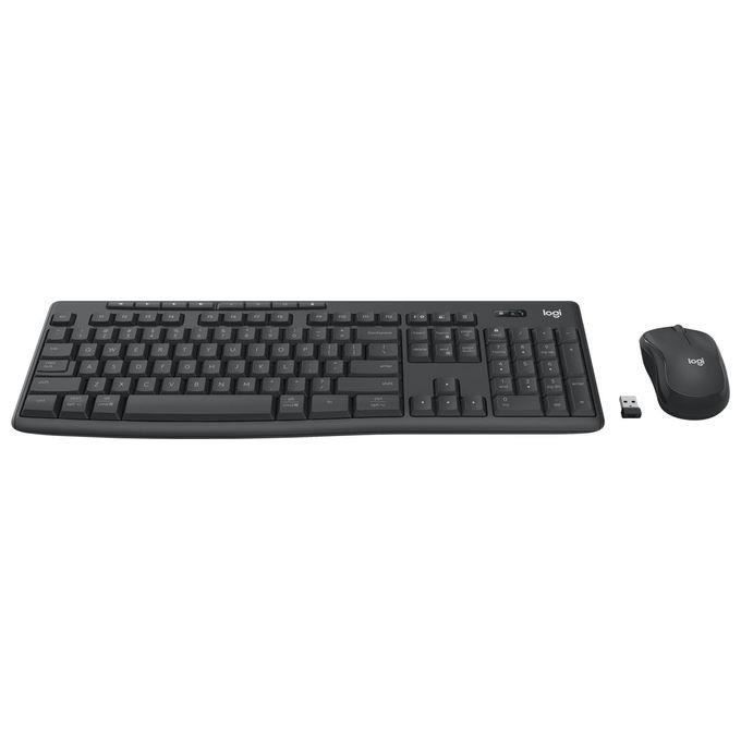 Keyboard and Mouse Combo - Logitech - MK370 - Italian QWERTY - Wireless - Graphite