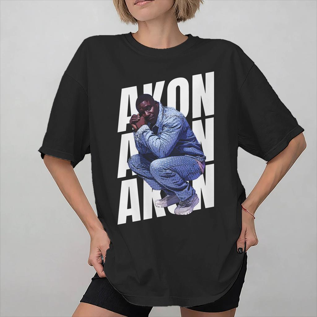 Akon and Neyo Tour Merch Unisex T Shirt Cotton Tee Fashion Tshirt Clothes
