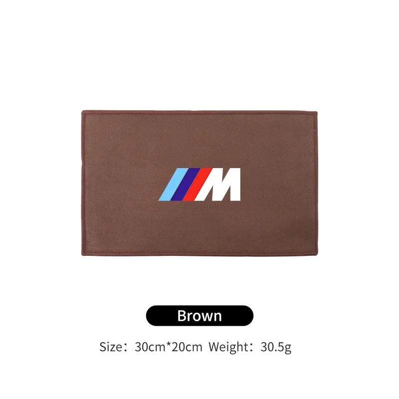 QHIT7 New Car Microfiber Cleaning Towel Car Wash Drying Cloth Auto Care For BMW M Power M3 M4 M5 X1 X3 X5 G30 G20 F30 F10 F48 G01