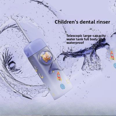 Детский ирригатор для полости рта для удаления зубных пятен. Водонепроницаемая электрическая машина для мытья зубов для ортодонтического ручного устройства для чистки зубов нитью