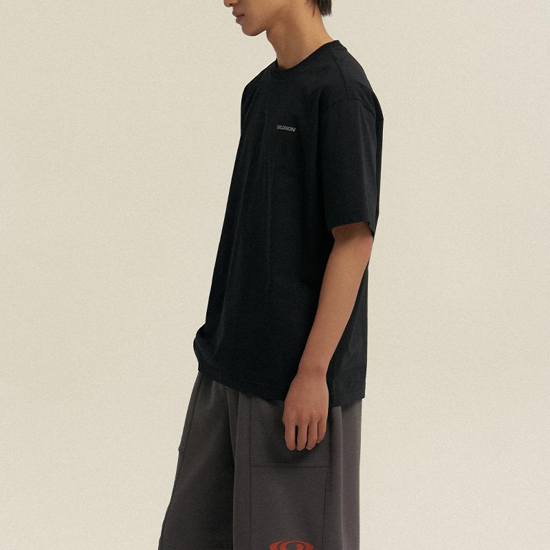 New SALOMON UNI T Shirt Unisex Black C28083