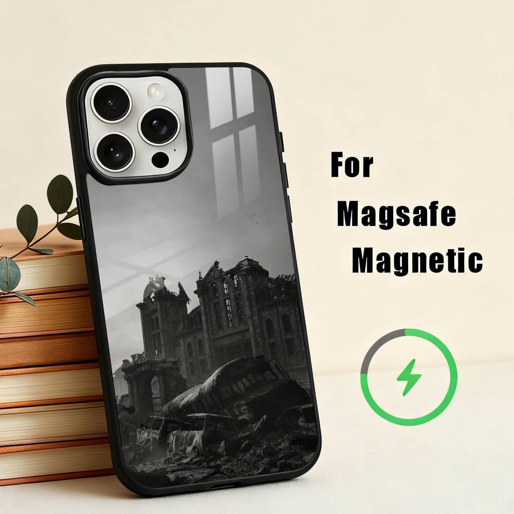R-Resident E-EvilR-Requiem-M RERGanmePhone Case For iPhone 17,16,15,14,13,12,Plus,Pro,Max for Magsafe Magnetic Wireless Charging