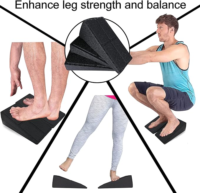 3 шт./компл. растяжка для голени, наклонные блоки, наклонная доска, регулируемая нескользящая растяжка для ног для занятий в спортзале, фитнеса, йоги, аксессуаров