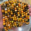 Бусины из агата шмеля | Бусины из яшмы шмеля и реальгара для самодельных украшений