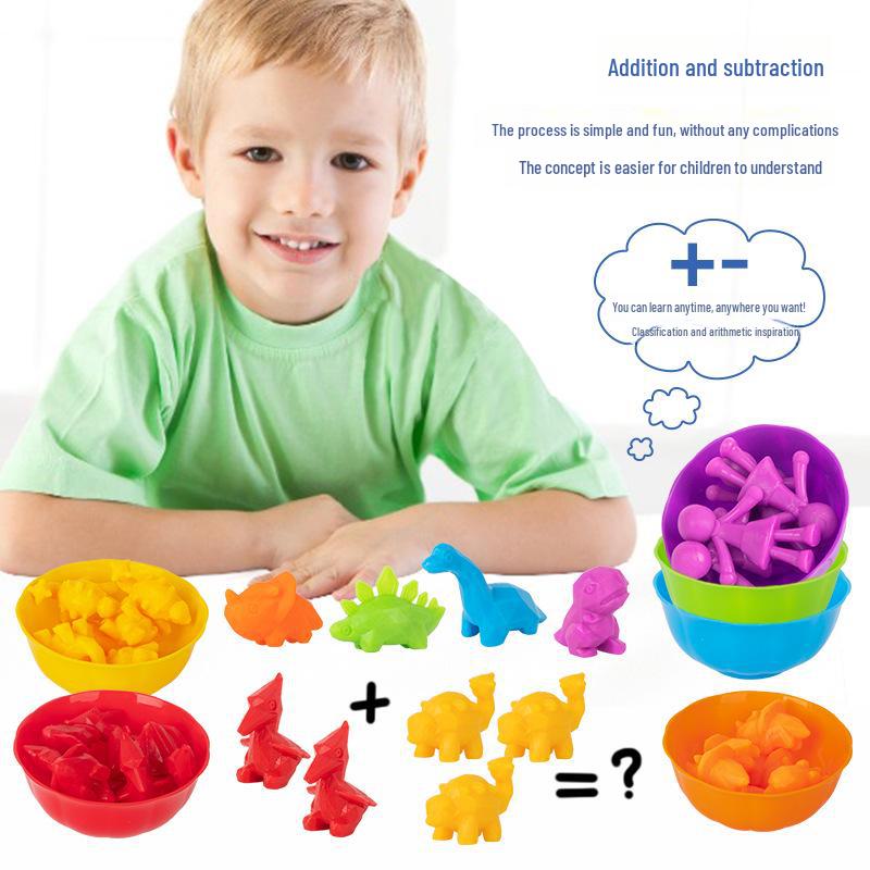 Семейная серия. Детские развивающие игрушки для счета и сортировки.