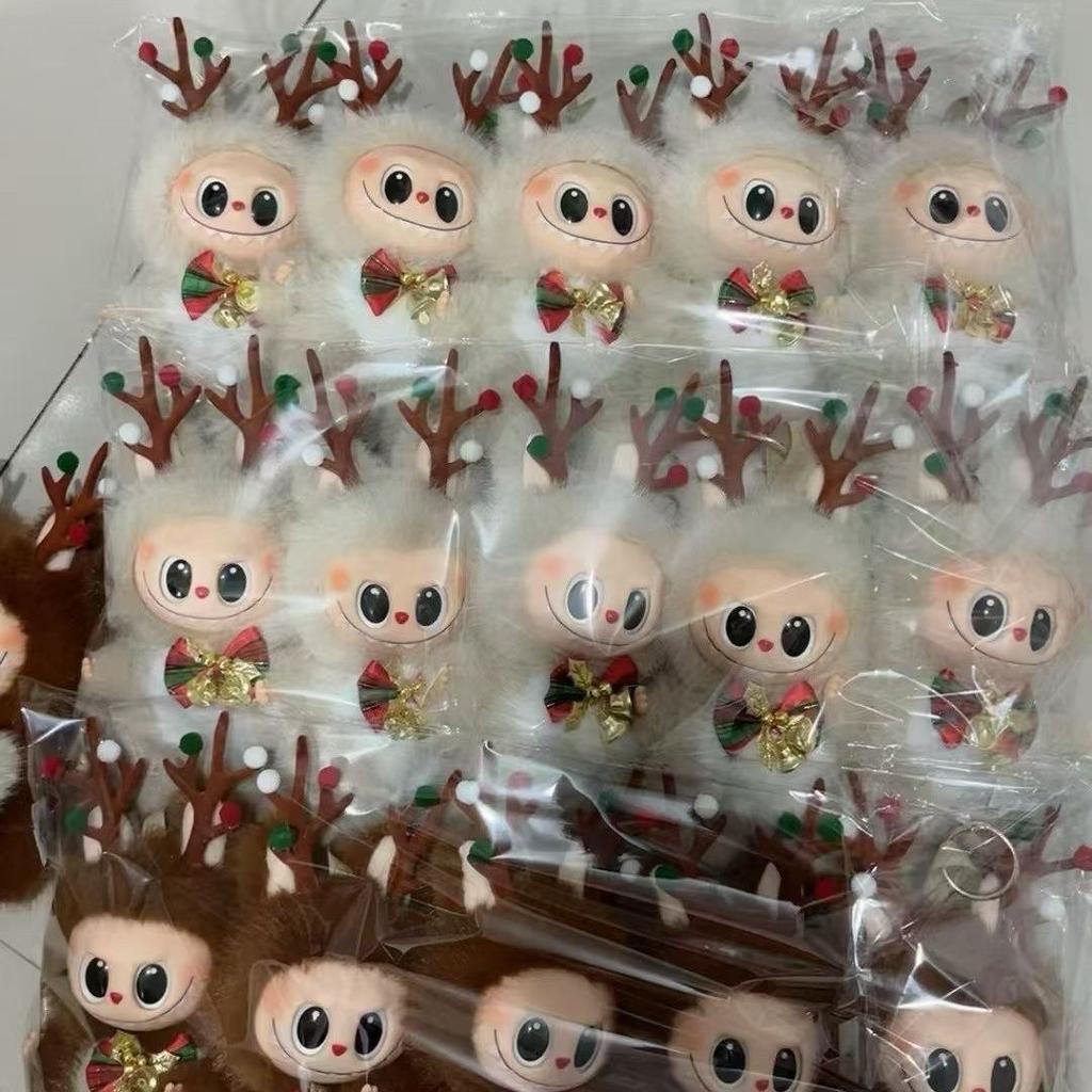 Рождественский Рабуб Лось Рабуб Кукла Сидячая Плюшевая Кукла Слепая Коробка Винил