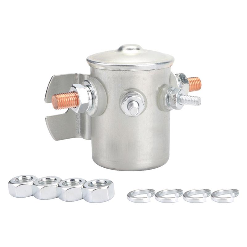 1 PCS Solenoid Relay 36 Volt Heavy Duty 4 Terminal Silver Metal For Ez Go Golf Cart & Industrial Applications 70-120224 11761GA