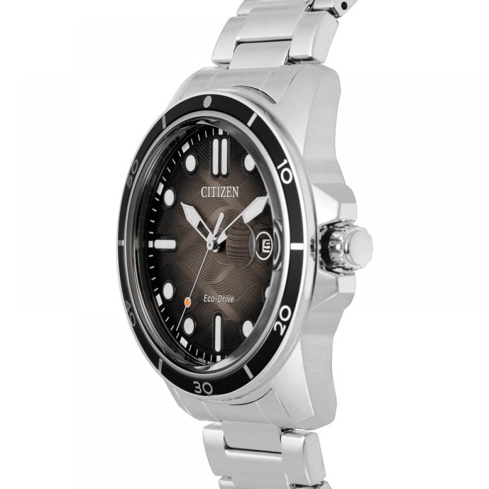 Citizen Aw1816 89e Мужские металлические часы для дайвинга