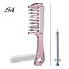 Rolling Ball Scalp Massager Hair Oil Applicator Comb, with Injecting Tube & Brush, Refillable Dispenser Comb Applicator, Leak Proof Dispenser,