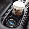 1/2pcs Car Anti-Slip Water Cup Pad Bottle Holder Mat Coaster For Ford Fiesta Ranger Fusion Escape Kuga Focus 3 Mustang Accessory