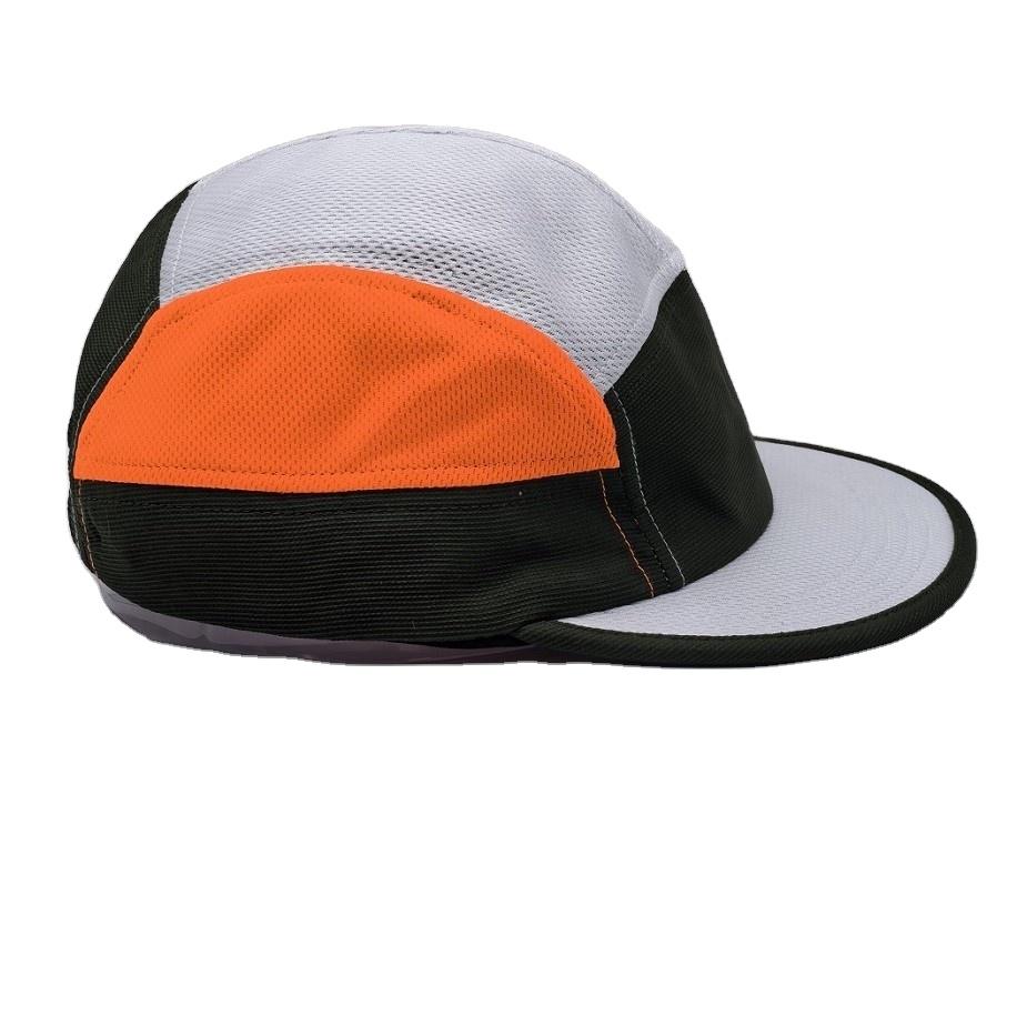 Custom Logo Casual Trail Runner Sun Protective Lightweight Breathable Mesh Running Hiking Outdoor Sport Cap 7-Panel Camp Hat