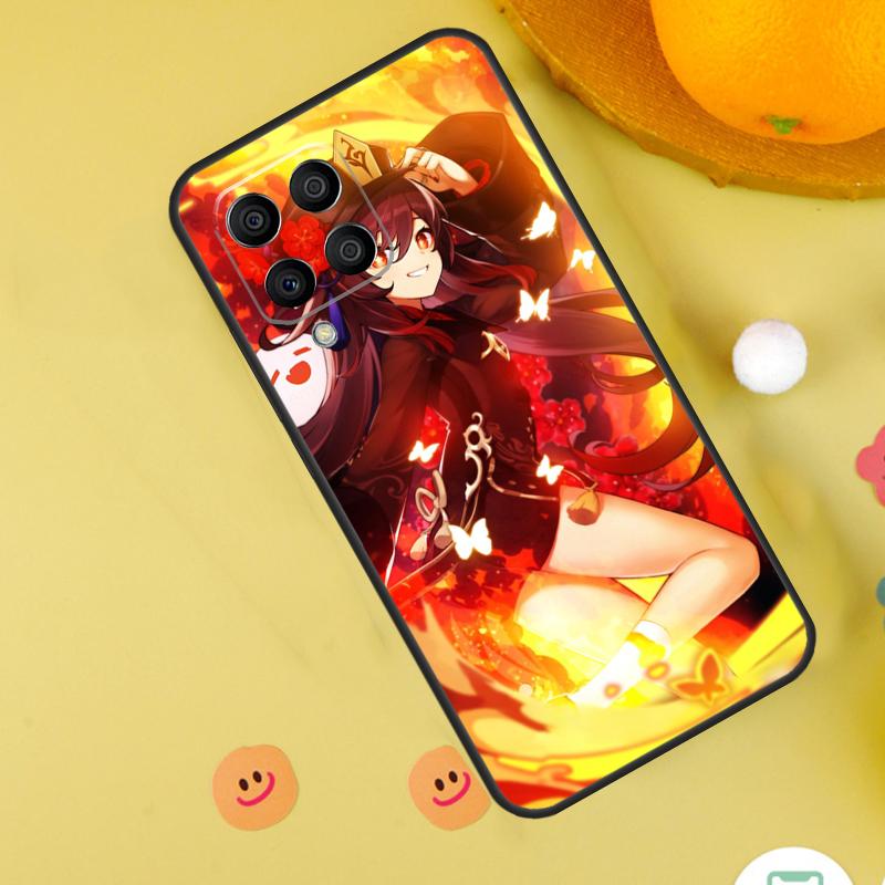 Чехол Hu Tao Genshin Impact для Samsung Galaxy M13 M14 M54 M23 M16 M11 M21 M31 M20 M34 M52 M32 M12 M36 M56 M15 M55