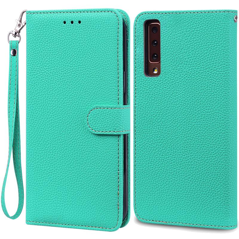 For Samsung Galaxy A7 2018 Case Galaxy A 7 2018 Cover Luxury Leather Flip Case For Samsung Galaxy A7 2018 SM-A750F Phone Cases