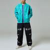 Li Ning Badfive Printed Zipper Long Sleeve Free Jacket Men Jacket Green AJDR483-1