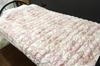 Romance Kosugi Single Throw Blanket (140 x 200 cm), Fluffy 3D Quilt, Soft and Warm, Sheepskin Boa Collar and Lining, Pink