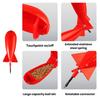 Carp Fishing Feeder Large Capacity Rocket-Shaped Reusable Floating Bait Container Lure Cage Fishing Nesting Tool