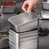 Подносы для хранения продуктов из нержавеющей стали, прямоугольные подносы для колбасы, лапши, фруктовое блюдо с крышкой, органайзеры для домашней кухни, контейнер для еды