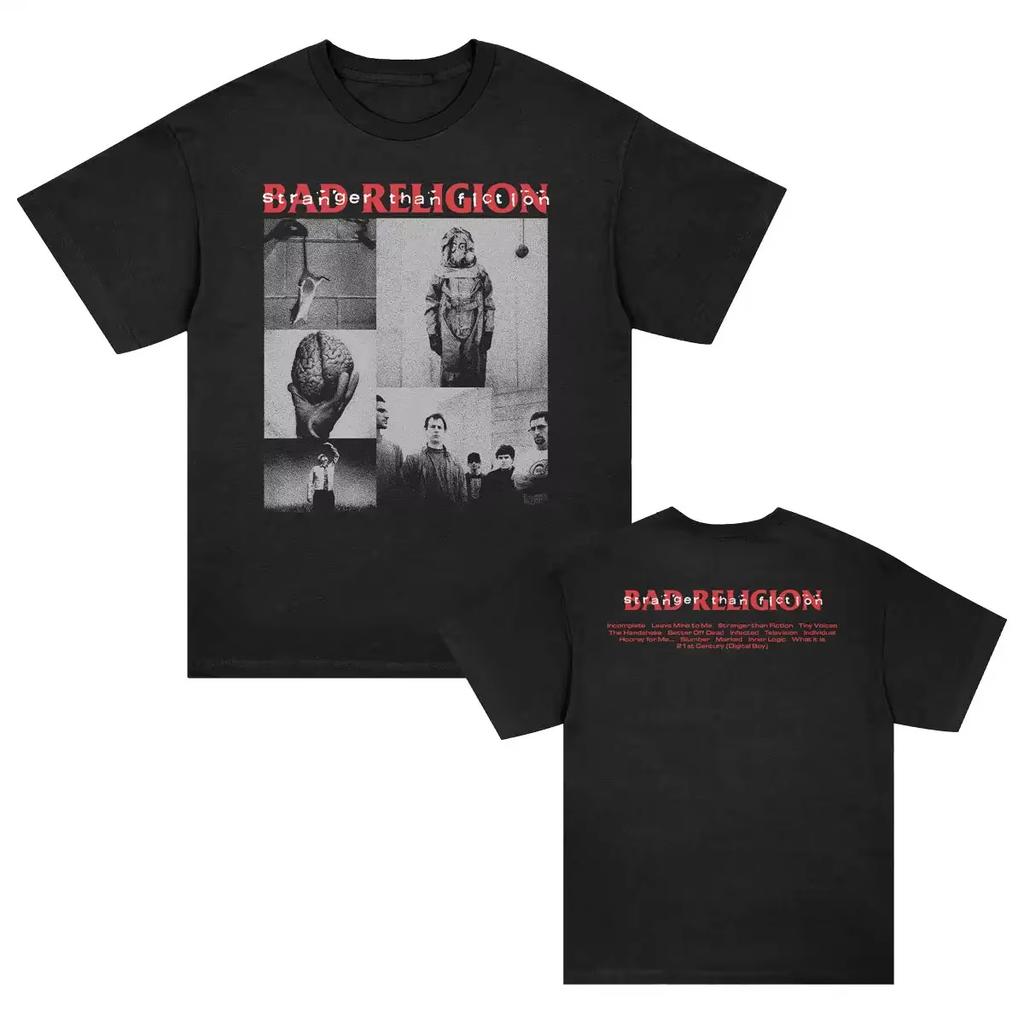 Bad Religion Графическая Хлопковая Мужская Женская Летняя Футболка с Коротким Рукавом Унисекс Модный Бренд Роскошный Топ Повседневная Винтажная Ретро Ежедневная Футболка