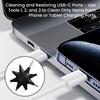 Набор для чистки портов USB-C Pure, очиститель портов зарядки телефона, очиститель переключателей динамиков и наушников, аксессуары для ухода за портами зарядки
