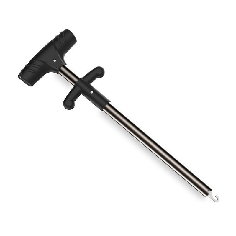 1 шт., инструмент для удаления рыболовных крючков, средство для удаления рыболовных приманок, алюминиевый съемник крючков для трубок, портативный экстрактор для рыболовных крючков Vissen