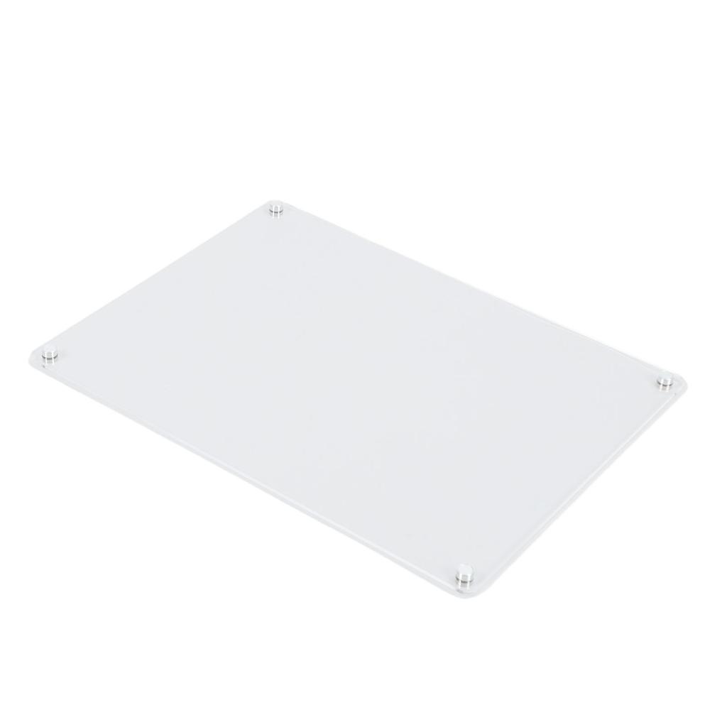 Акриловая доска для сухого стирания, прозрачные закругленные края, магнитная установочная пустая доска для сухого стирания, fo