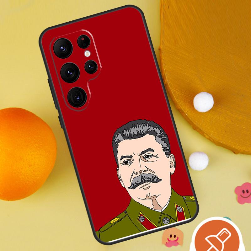 Сталин Советский Чехол для Телефона Для Samsung Galaxy S25 Ultra S24 S22 S21 Ultra S9 S10 S20 Plus S23 FE Funda Чехол