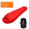 Outdoor Camping White Duck Down Sleeping Bag Ultralight Winter Autumn Adult Sleeping Bag Suitable For Travel, Hiking, Camping