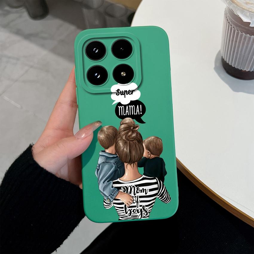 Модный силиконовый чехол для телефона для Xiaomi 17 14 14T 15 15T Pro Poco C71 C75 M7 M8 F7 F8 Премиальный противоскользящий прочный корпус для Xiaomi Capa