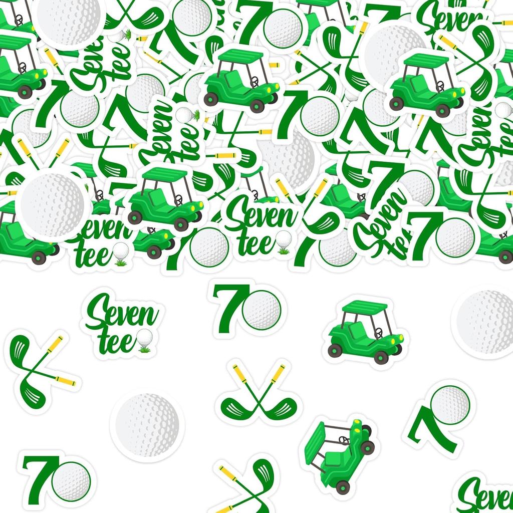 Golf 40th Birthday Decorations, 200Pcs Foretee Golf Birthday Confetti Foretee Golf 40th Birthdays Table Decoration for Men Golfs Sports Themed 40