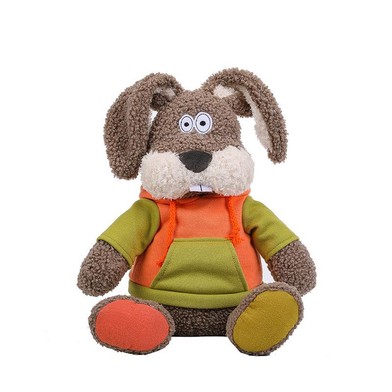 Forest Series Plush Toy Zoo Lion Doll Baby Elephant Pillow Ragdoll Fox Souvenir