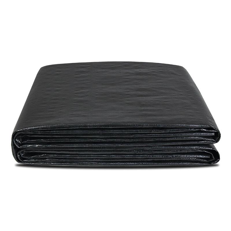 Outdoor Black Heavy-Duty Waterproof Tarpaulin