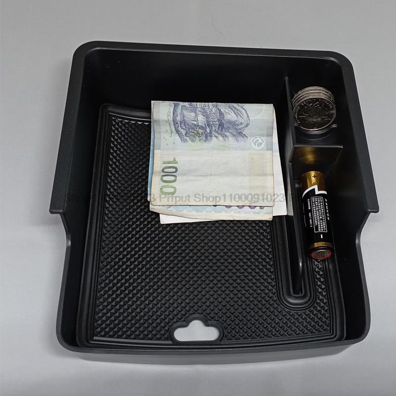 Автомобильный ящик-органайзер для подлокотника для Kia ProCeed 2018-2022 Контейнер для центральной консоли Хранение и порядок Органайзер-поддон для центральной консоли автомобиля