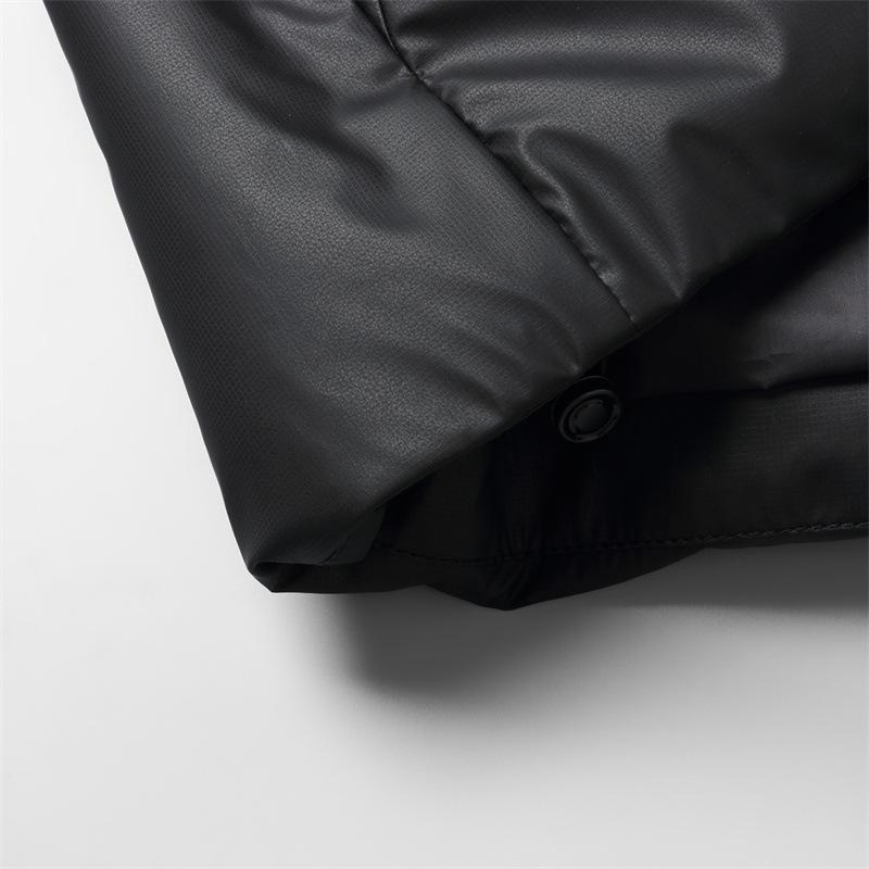 Осень и зима новый стиль натуральная кожа пуховик мужская овчина куртка с капюшоном