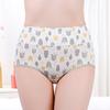 Women's High Waist Tummy Control Cotton Hip Lifting Printed Briefs