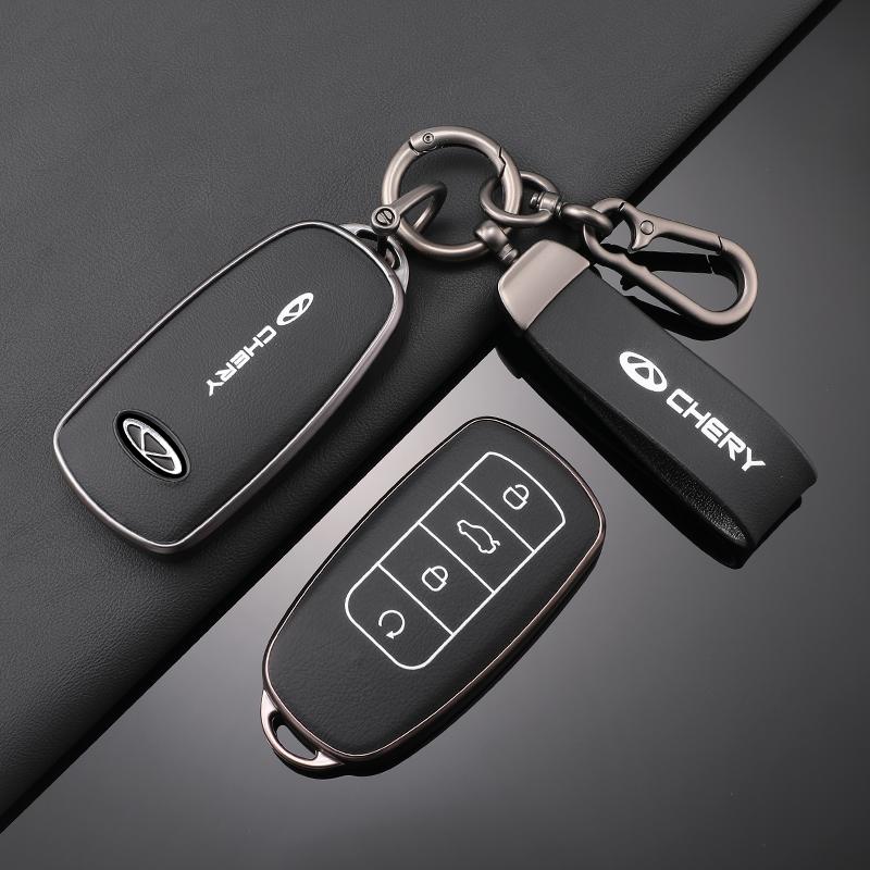 Модный ТПУ чехол-брелок для ключа автомобиля For Chery Omoda C5 5 fx 7 Tiggo 8 PLUS 8 Pro 7 Pro Arrizo 5 PLUS 2021 2022 2023 Автоаксессуары z1